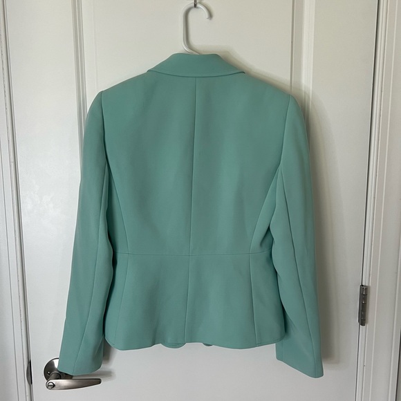 Tahari ASL Tiffany Blue Blazer - Picture 5 of 5